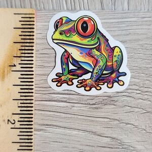 10 for $10 Funky Frog Stickers Decals Psychedelic Frogs Animal Sticker